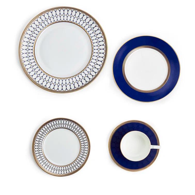Wedgwood Renaissance Gold 5 Piece Place Setting