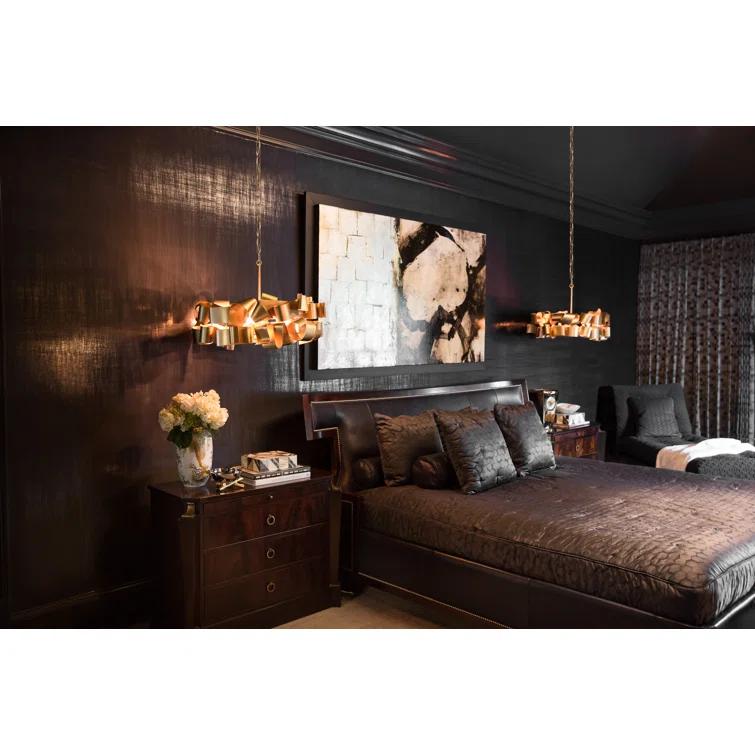 Delfina Five-Light Chain-Hung Modern Chandelier
