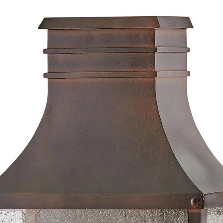 Beacon Hill 2 - Bulb 17.25" H Seeded Glass Outdoor Wall Lantern