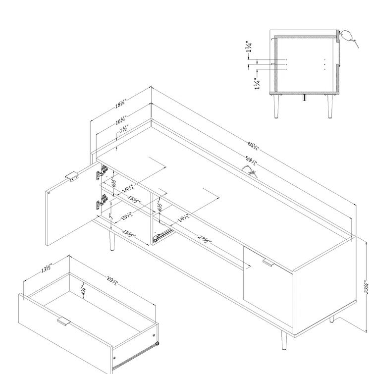Hype TV Stand for TVs up to 75"