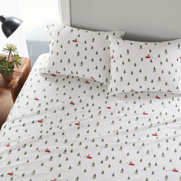 Woolrich 100% Cotton Flannel Sheet Set
