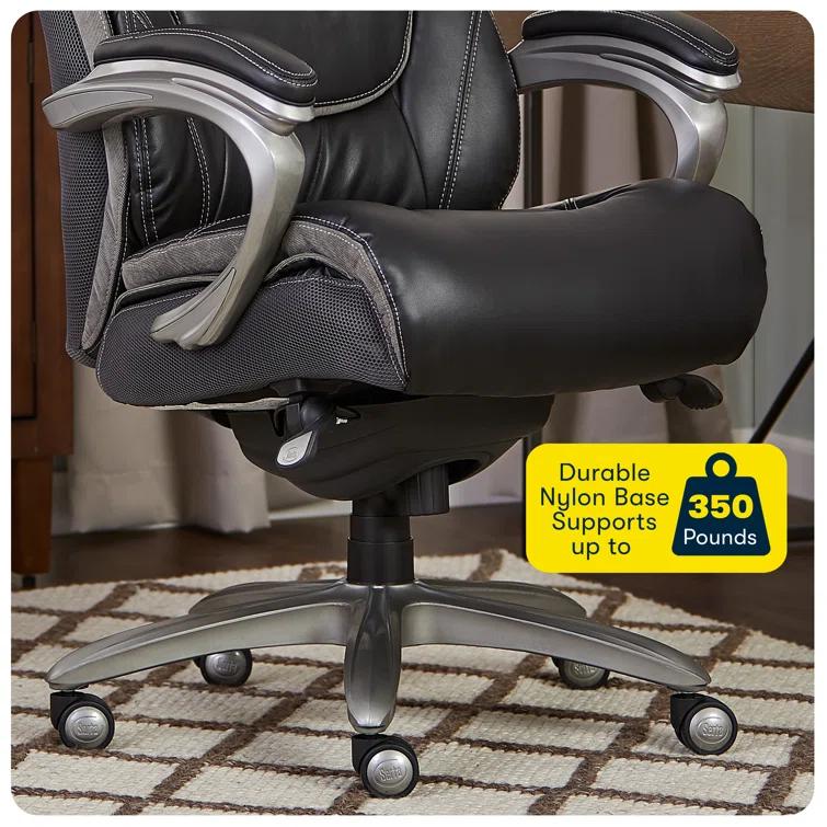 Serta Serta Baxter Big and Tall Smart Layers Executive Office Chair with Layered Body Pillows