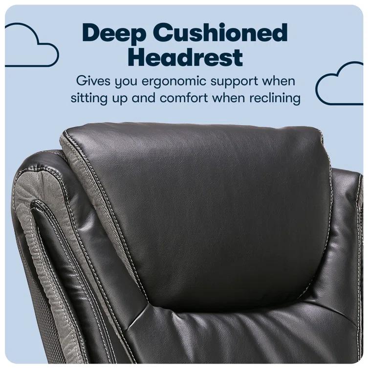 Serta Serta Baxter Big and Tall Smart Layers Executive Office Chair with Layered Body Pillows