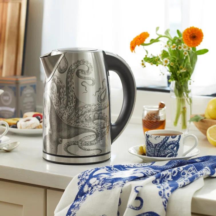 Cuisinart Caskata PerfecTemp 1.7-Liter Cordless Programmable Electric Tea Kettle with Stay Cool Non-Slip Handle