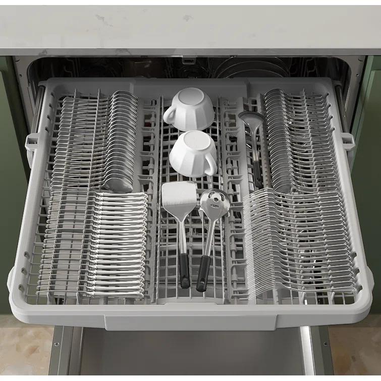 Samsung 24" 46 dBA ENERGY STAR Certified Smart Built-in Top Control Dishwasher with Adjustable Rack