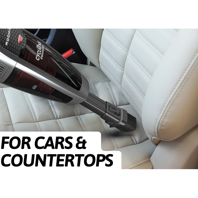 ROOMIE TEC Vincent Cordless Upright Vacuum Cleaner, High-Power 2200mAh Li-ion Rechargeable Battery