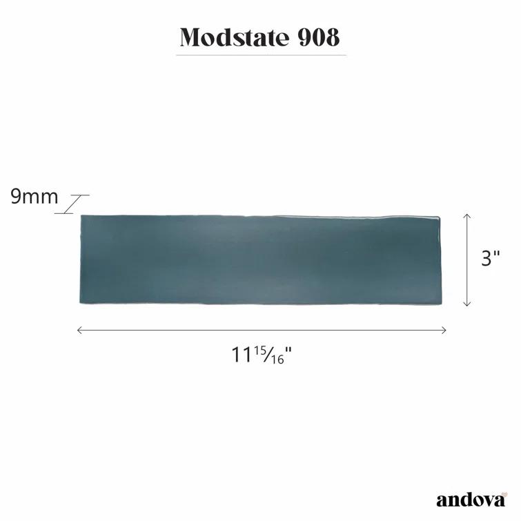Modstate 3-in. x 12-in. Subway Glossy Ceramic Wall Tile