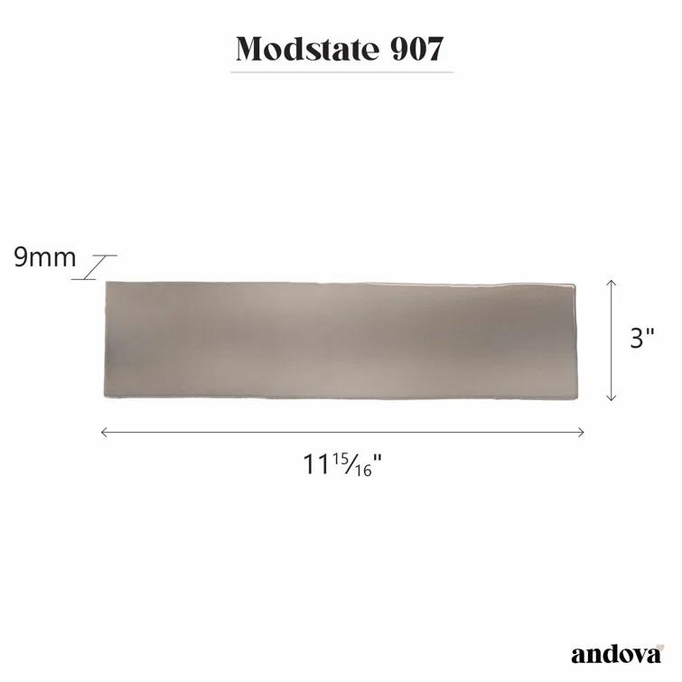 Modstate 3-in. x 12-in. Subway Glossy Ceramic Wall Tile