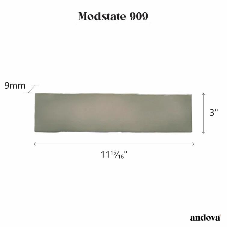 Modstate 3-in. x 12-in. Subway Glossy Ceramic Wall Tile