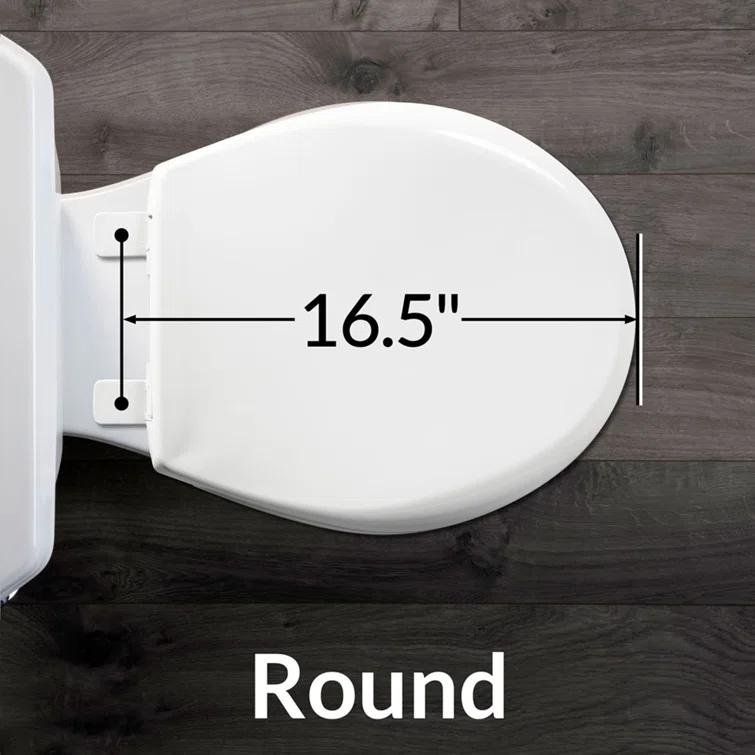 NextStep2 Round Slow Close Toilet Seat with Built-In Potty Training Seat