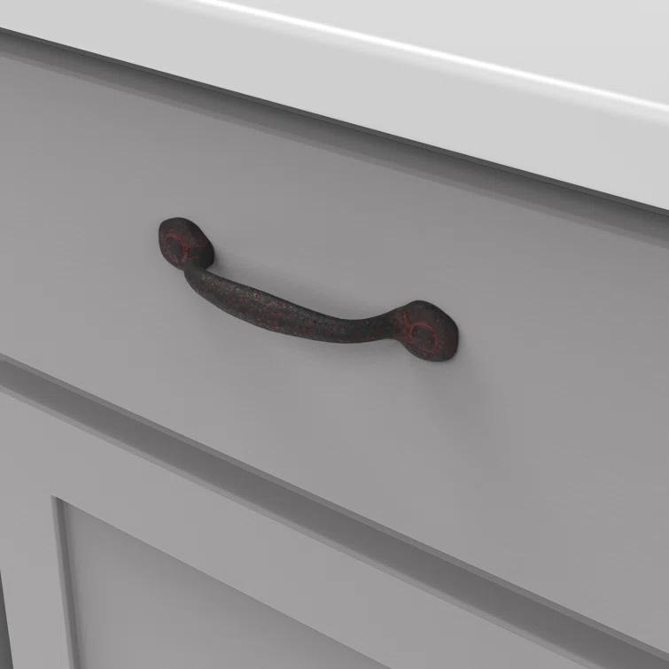 Refined Rustic Kitchen Cabinet Handles, Solid Core Drawer Pulls for Cabinet Doors