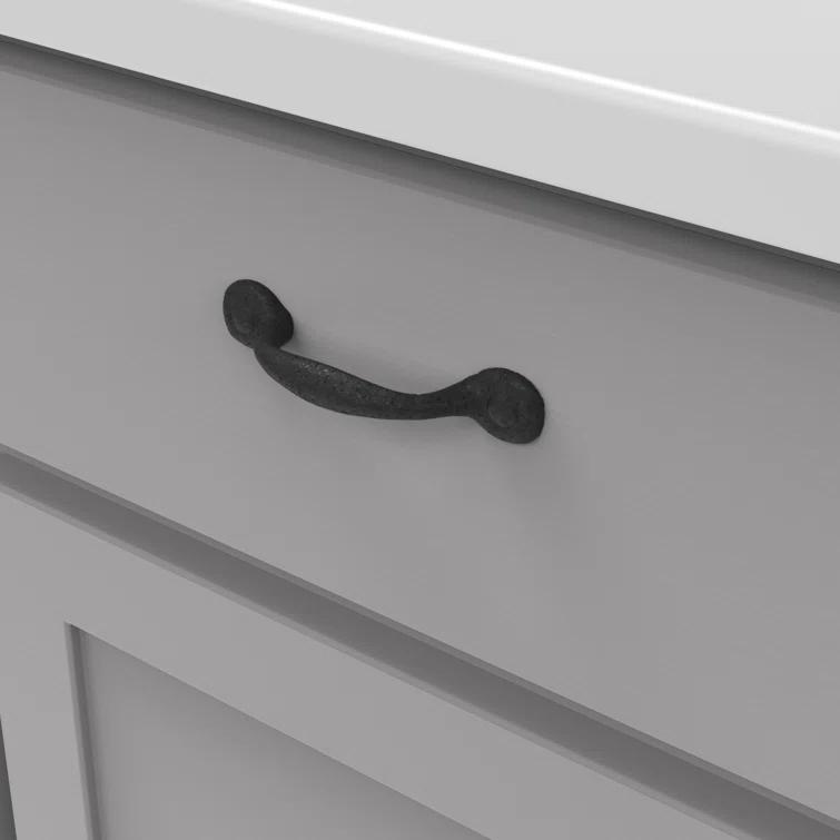 Refined Rustic Kitchen Cabinet Handles, Solid Core Drawer Pulls for Cabinet Doors, 3"
