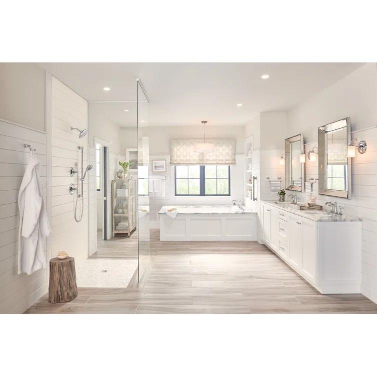 Moen Belfield Two Handle 8 in. Widespread Bathroom Faucet Trim Kit, Valve Required