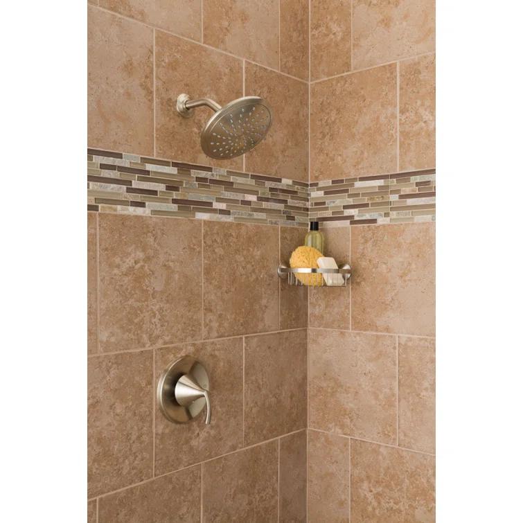 Moen Wide Round Rain Shower Head for Bathroom with 2 GPM High-Pressure Rainfall Spray