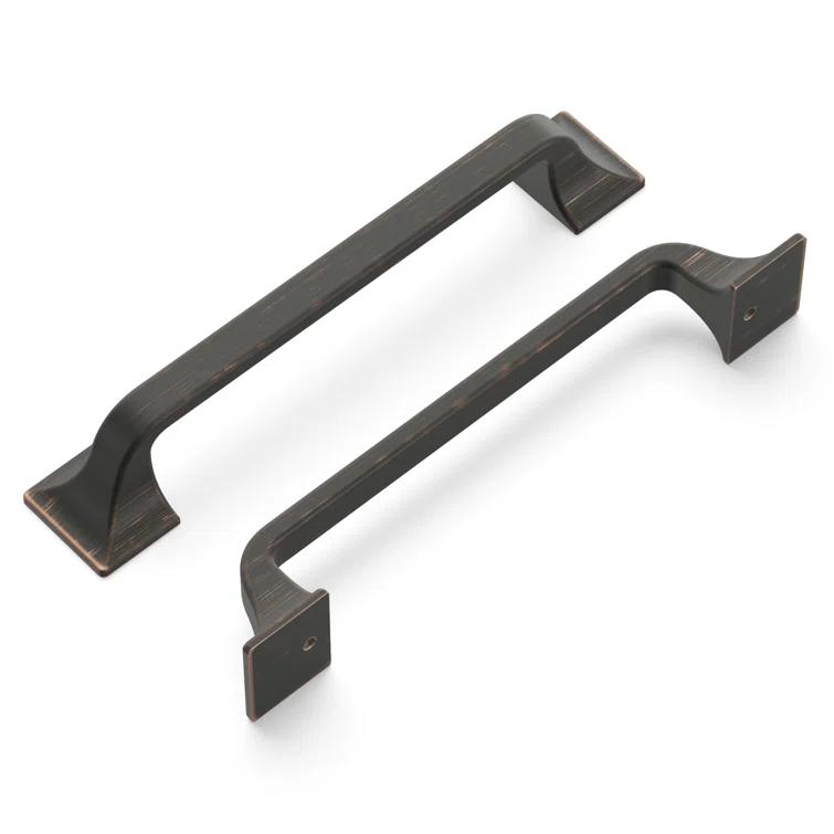 Forge Kitchen Cabinet Handles, Solid Core Drawer Pulls for Cabinet Doors, 5-1/16" (128mm)