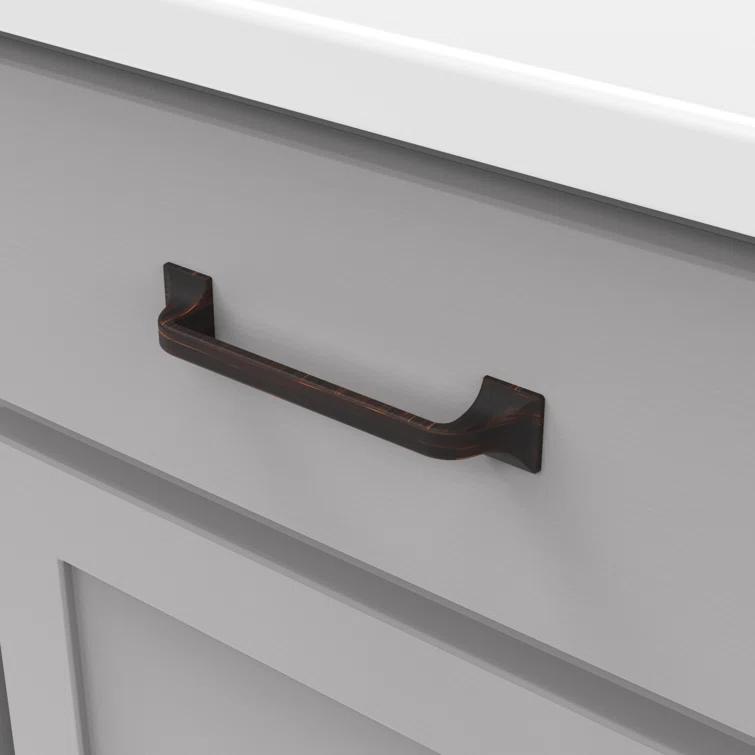 Forge Kitchen Cabinet Handles, Solid Core Drawer Pulls for Cabinet Doors, 5-1/16" (128mm)