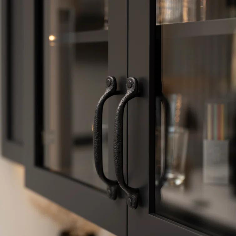 Refined Rustic Kitchen Cabinet Handles, Solid Core Drawer Pulls for Cabinet Doors