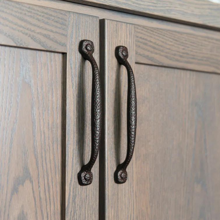 Refined Rustic Kitchen Cabinet Handles, Solid Core Drawer Pulls for Cabinet Doors