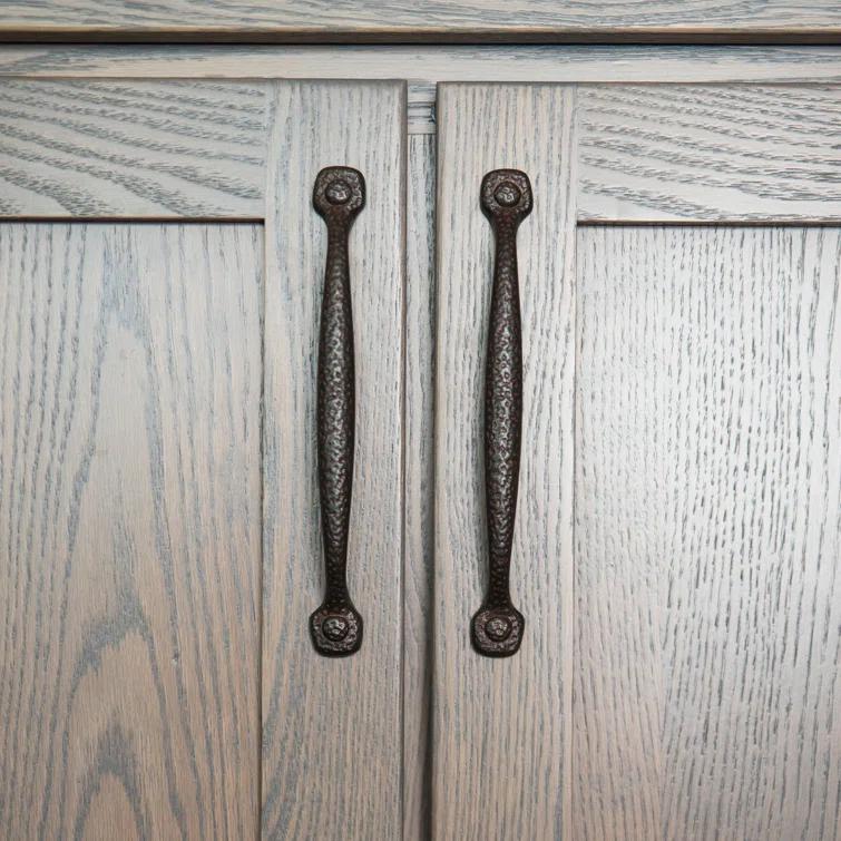 Refined Rustic Kitchen Cabinet Handles, Solid Core Drawer Pulls for Cabinet Doors