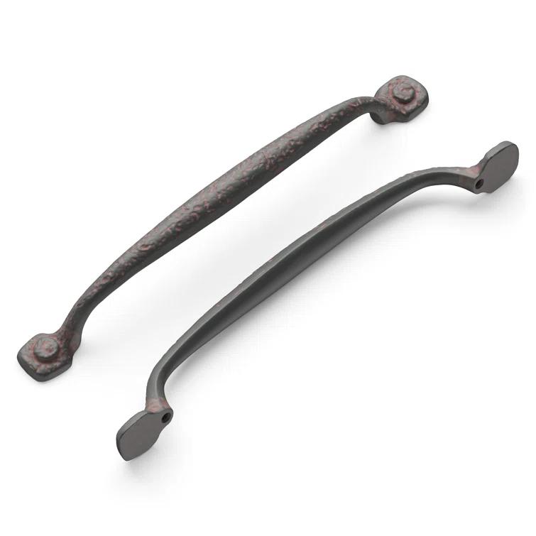 Refined Rustic Kitchen Cabinet Handles, Solid Core Drawer Pulls for Cabinet Doors
