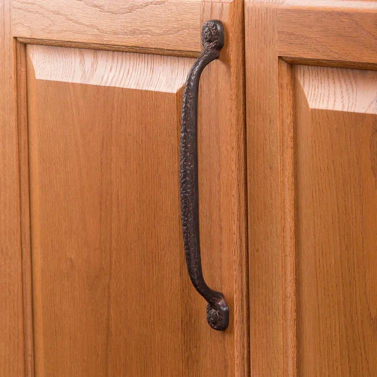Refined Rustic Kitchen Cabinet Handles, Solid Core Drawer Pulls for Cabinet Doors