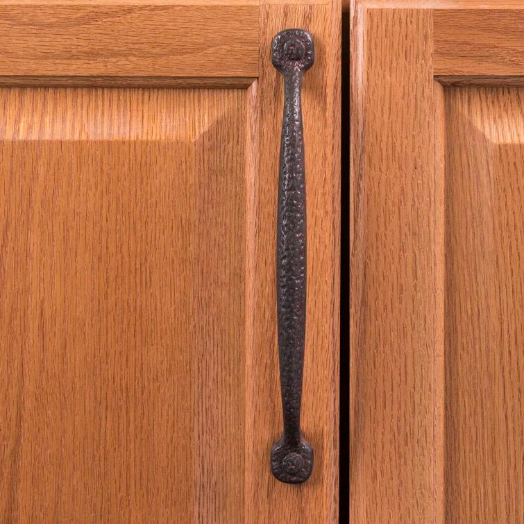Refined Rustic Kitchen Cabinet Handles, Solid Core Drawer Pulls for Cabinet Doors