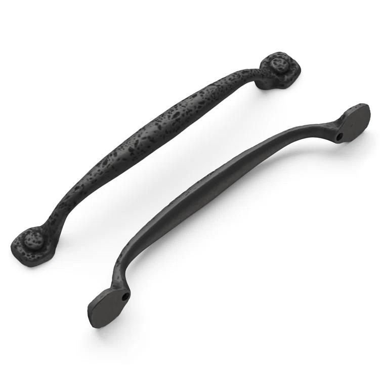 Refined Rustic Kitchen Cabinet Handles, Solid Core Drawer Pulls for Cabinet Doors