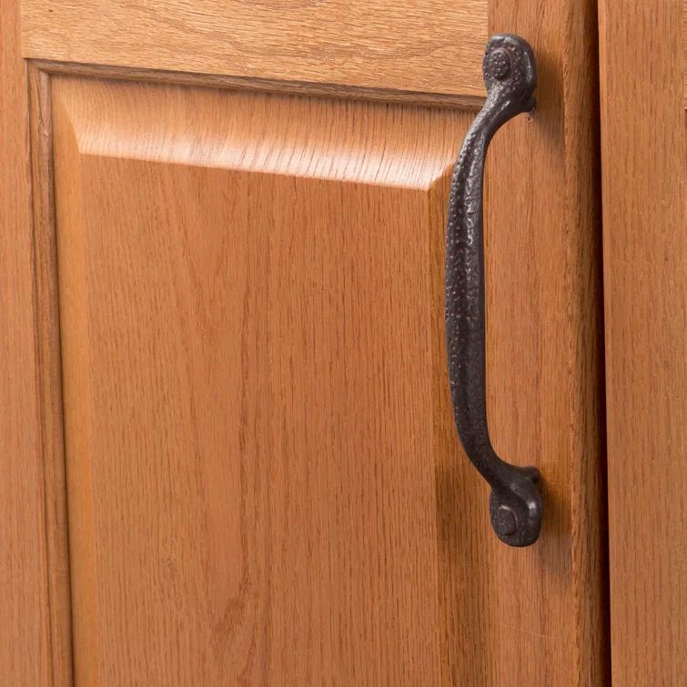 Refined Rustic Kitchen Cabinet Handles, Solid Core Drawer Pulls for Cabinet Doors