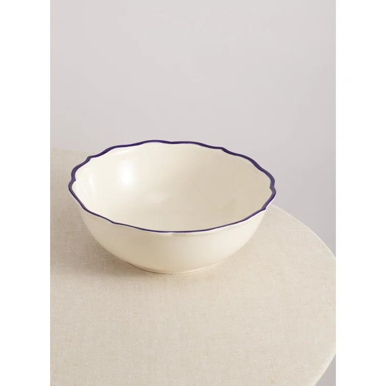 Stoneware Serveware by Maison Madison - Jane in Blue / Serving Bowl