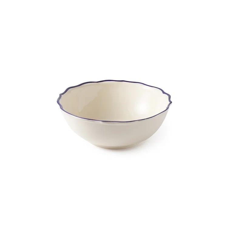 Stoneware Serveware by Maison Madison - Jane in Blue / Serving Bowl