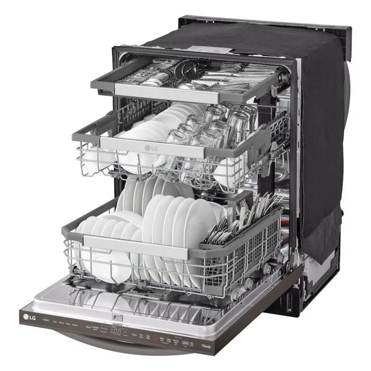 LG LG Smart Top Control Dishwasher with 1-Hour Wash & Dry, QuadWash® Pro, TrueSteam®, and Dynamic Heat Dry™ LDTH7972D