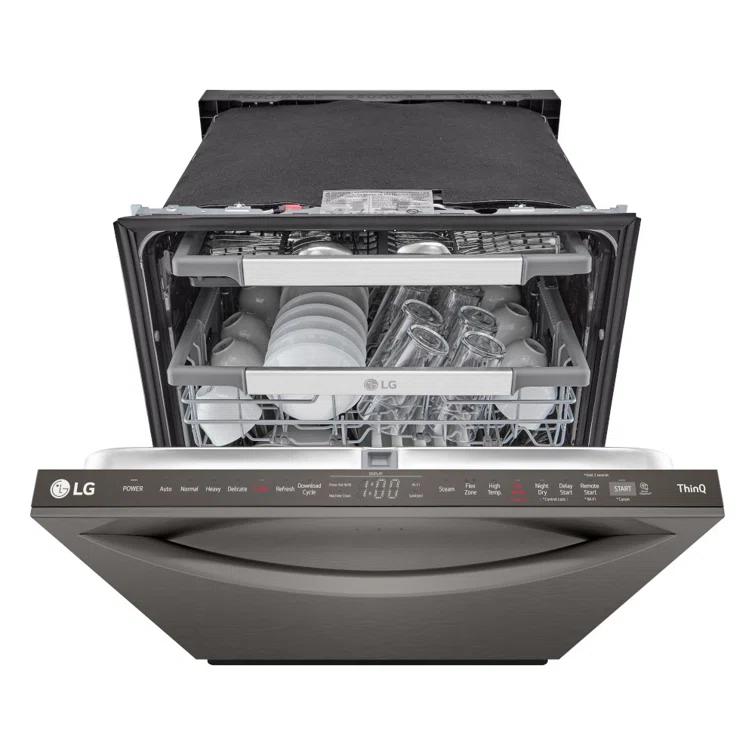 LG LG Smart Top Control Dishwasher with 1-Hour Wash & Dry, QuadWash® Pro, TrueSteam®, and Dynamic Heat Dry™ LDTH7972D