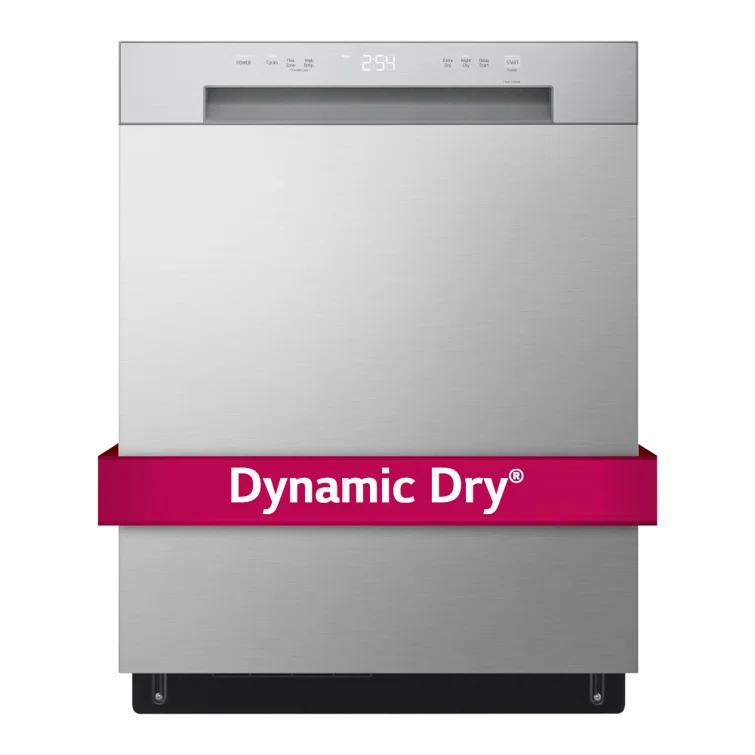 LG Front Control Dishwasher With Lodecibel Operation And Dynamic Dry