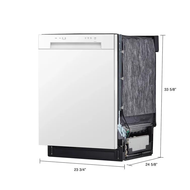 Front Control Dishwasher with LoDecibel Operation and Dynamic Dry