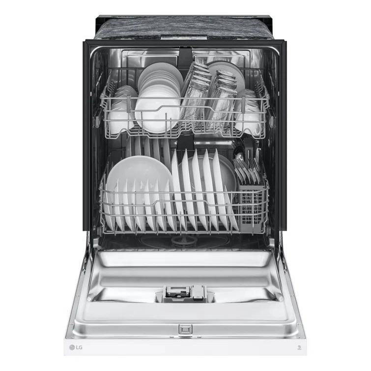 Front Control Dishwasher with LoDecibel Operation and Dynamic Dry
