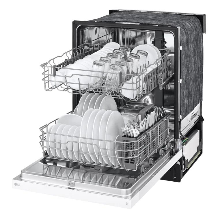 Front Control Dishwasher with LoDecibel Operation and Dynamic Dry
