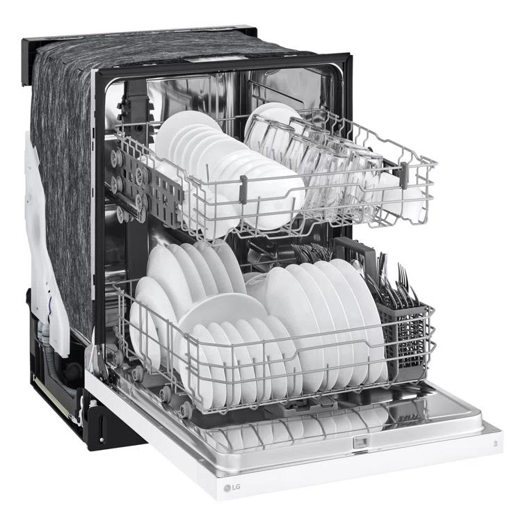 Front Control Dishwasher with LoDecibel Operation and Dynamic Dry
