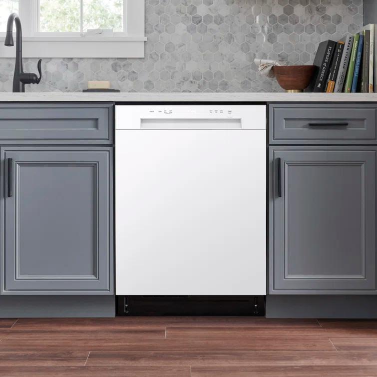 Front Control Dishwasher with LoDecibel Operation and Dynamic Dry