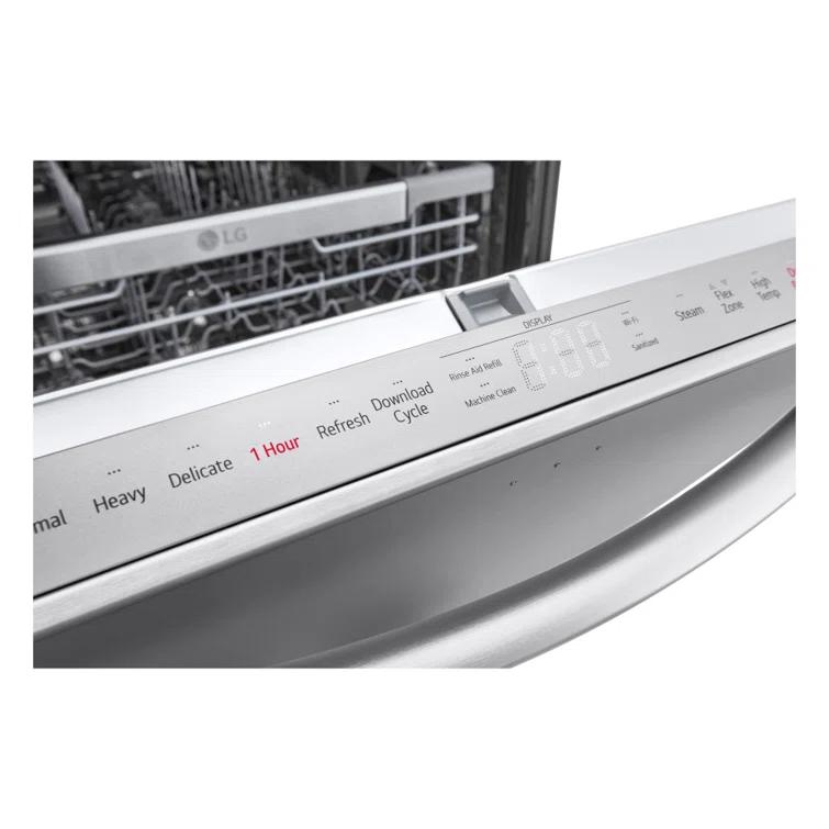 LG LG Smart Top Control Dishwasher with 1-Hour Wash & Dry, QuadWash® Pro, TrueSteam ®and Dynamic Heat Dry LDTH7972S