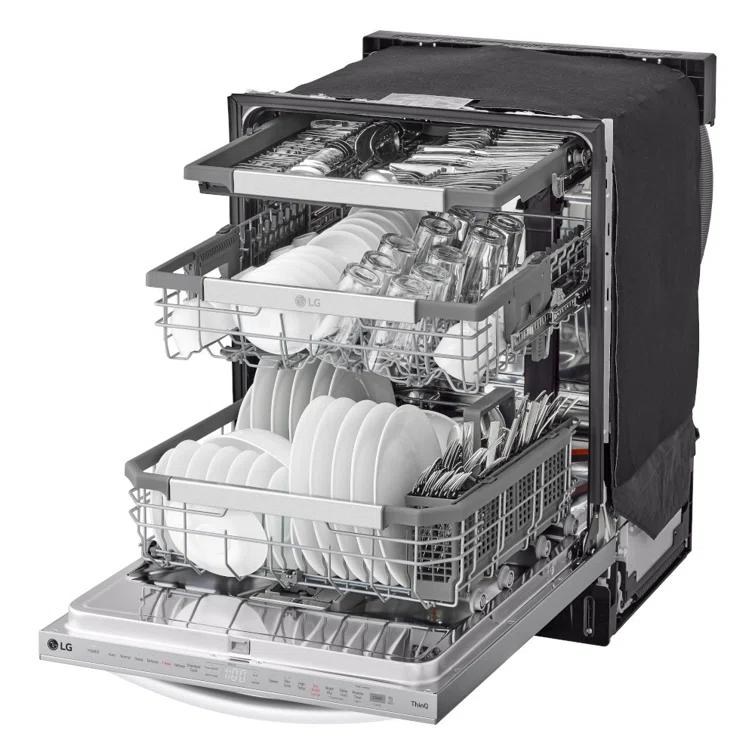 LG LG Smart Top Control Dishwasher with 1-Hour Wash & Dry, QuadWash® Pro, TrueSteam ®and Dynamic Heat Dry LDTH7972S