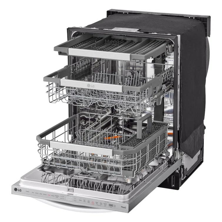 LG LG Smart Top Control Dishwasher with 1-Hour Wash & Dry, QuadWash® Pro, TrueSteam ®and Dynamic Heat Dry LDTH7972S