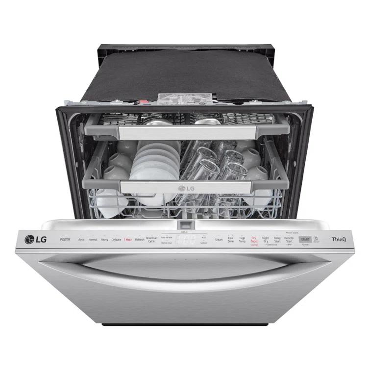 LG LG Smart Top Control Dishwasher with 1-Hour Wash & Dry, QuadWash® Pro, TrueSteam ®and Dynamic Heat Dry LDTH7972S
