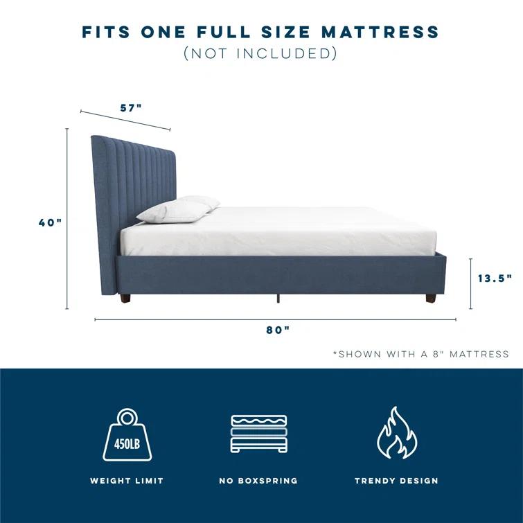 Brittany Tufted Upholstered Platform Bed