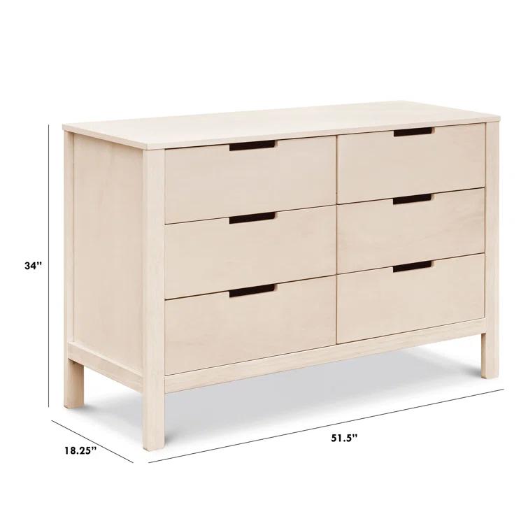 Colby 6 Drawer 51.25" W Double Dresser