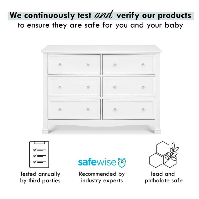 Kalani 6 Drawer 47" W Double Dresser