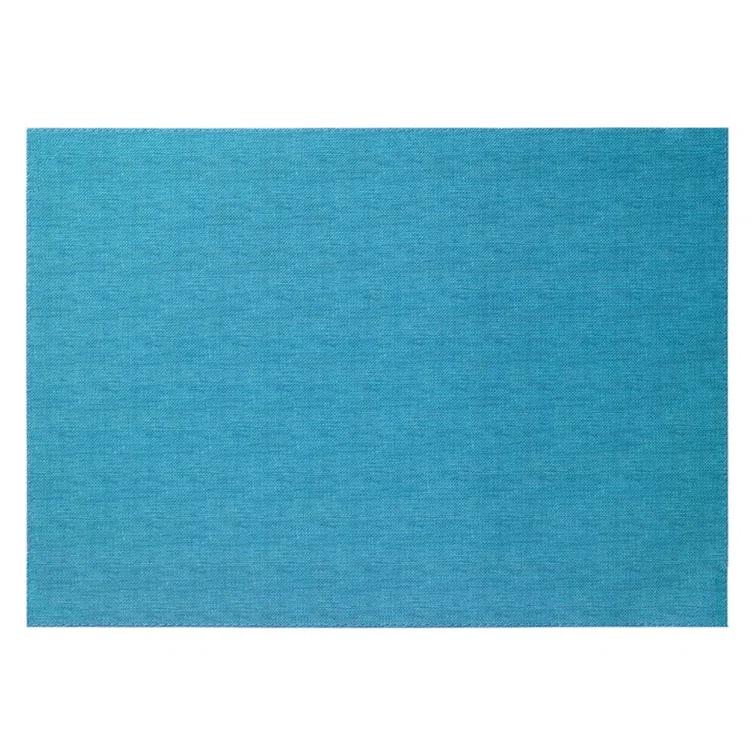 Turquoise Vinyl Rectangle Placemat Set