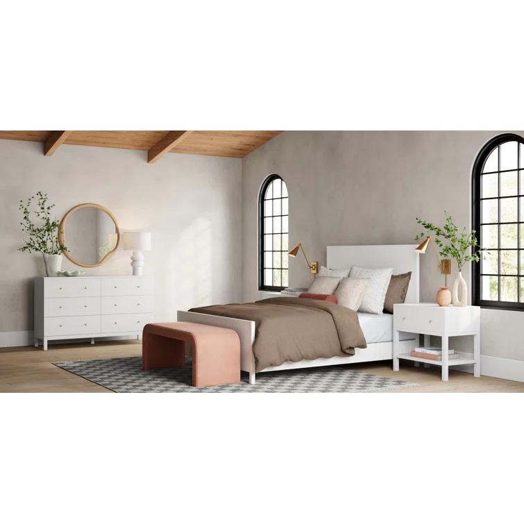 Doreen Round Mirror - Natural
