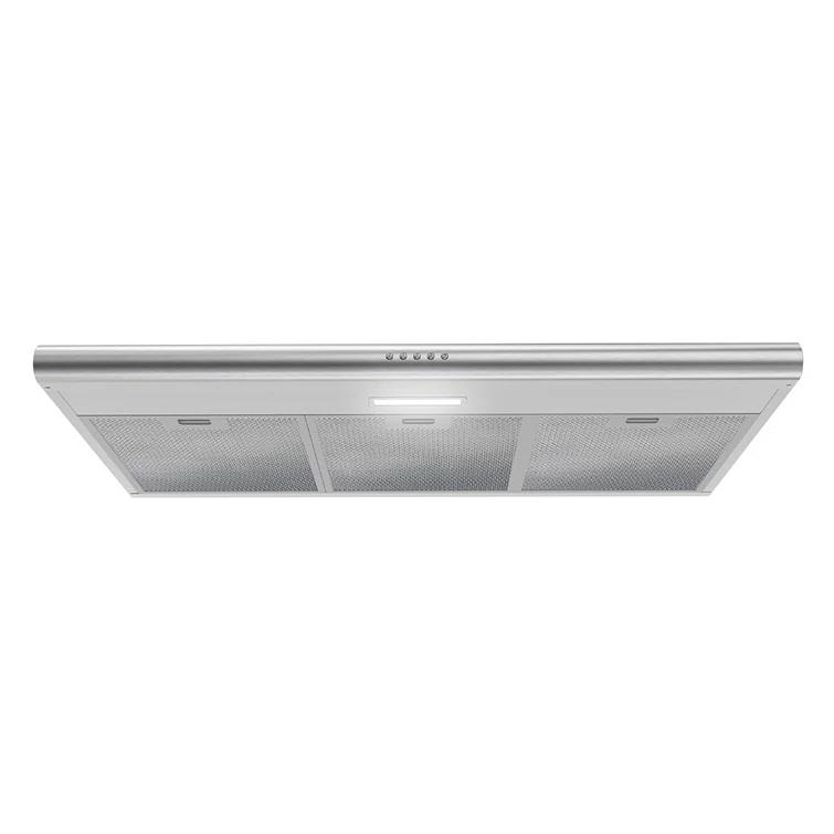 Streamline Amendola 36" 80 Cubic Feet Per Minute Convertible Under Cabinet Range Hood with Mesh Filter and Light Included