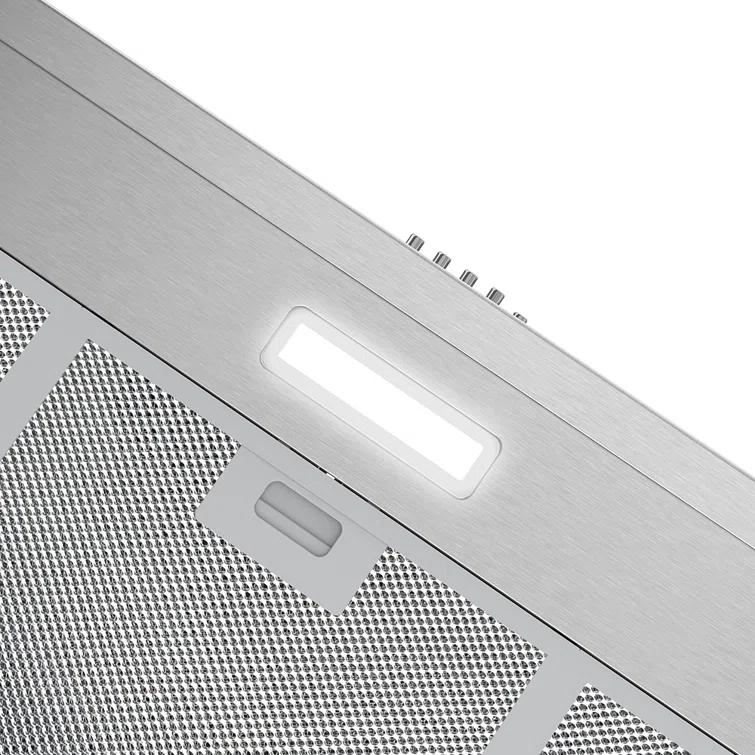 Streamline Longhena 36" 80 Cubic Feet Per Minute Convertible Under Cabinet Range Hood with Mesh Filter and Light Included