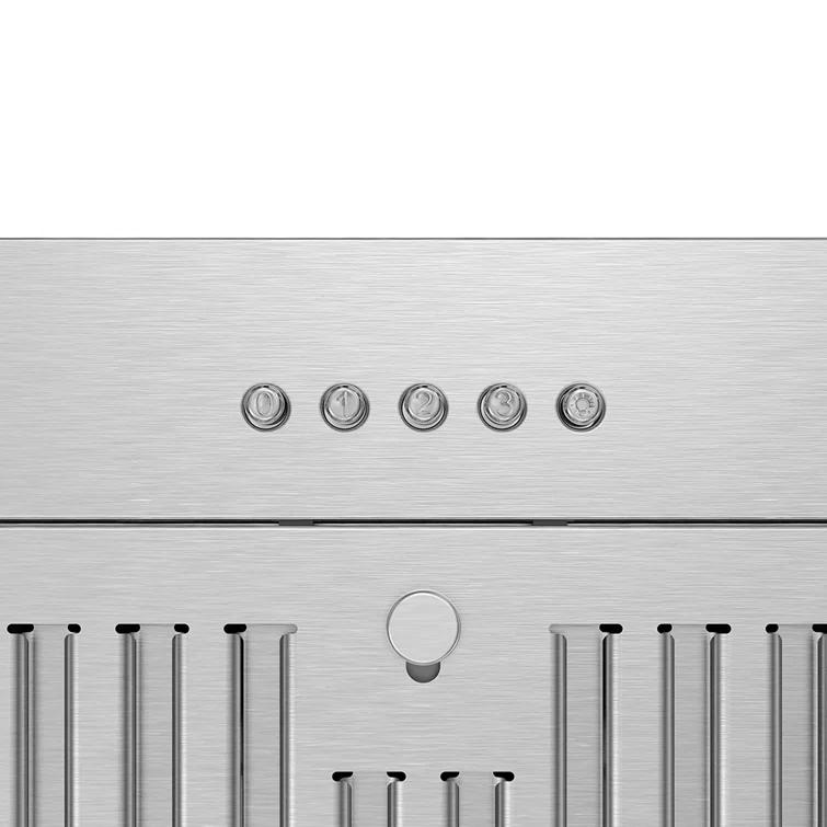 Streamline Torricelli 36" 350 Cubic Feet Per Minute Ductless Insert Range Hood with Baffle Filter and Light Included